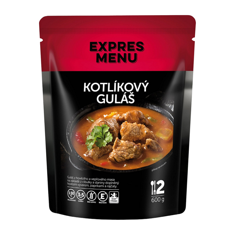 Kotlíkový guláš EXPRES MENU (1 porce)