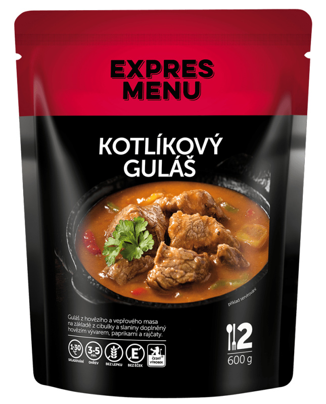 Kotlíkový guláš EXPRES MENU (1 porce)