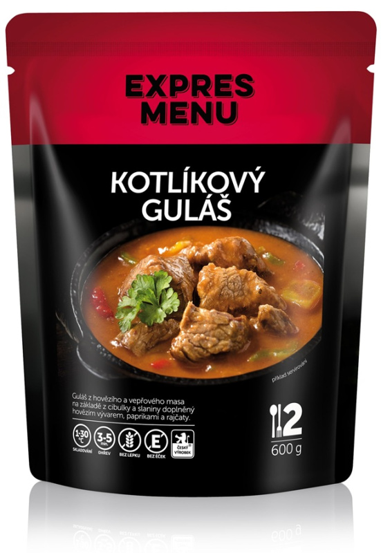 Kotlíkový guláš EXPRES MENU (1 porce)