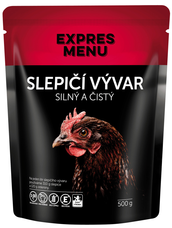 Slepičí vývar EXPRES MENU (2 porce)