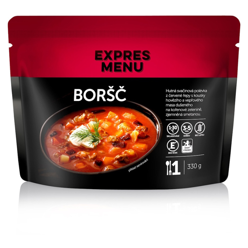 Expres menu Polévka boršč ESPRES MENU (1 porce)