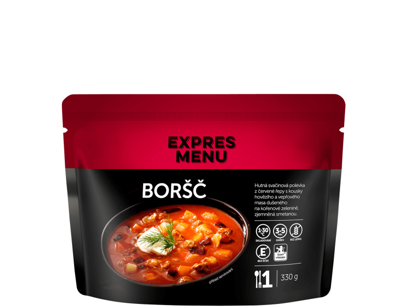 Expres menu Polévka boršč ESPRES MENU (1 porce)