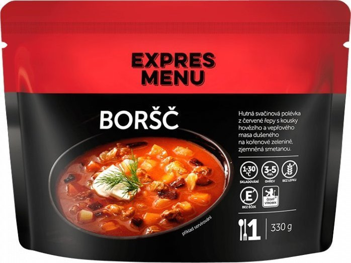 Expres menu Polévka boršč ESPRES MENU (1 porce)