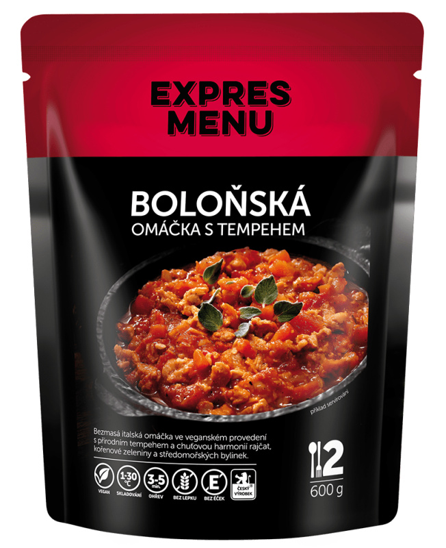 EXPRES MENU Boloňská omáčka s tempehem 600 g