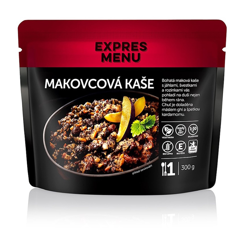 Makovcová kaše Expres menu (1 porce)
