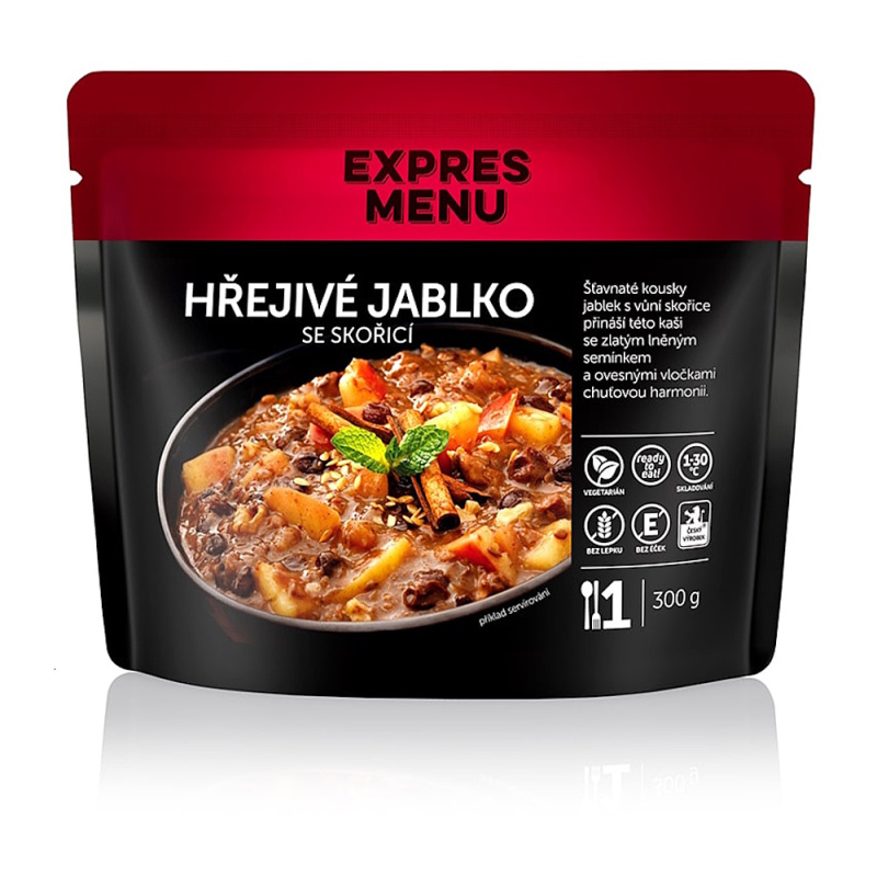 Hřejivé jablko se skořicí EXPRES MENU (1 porce)