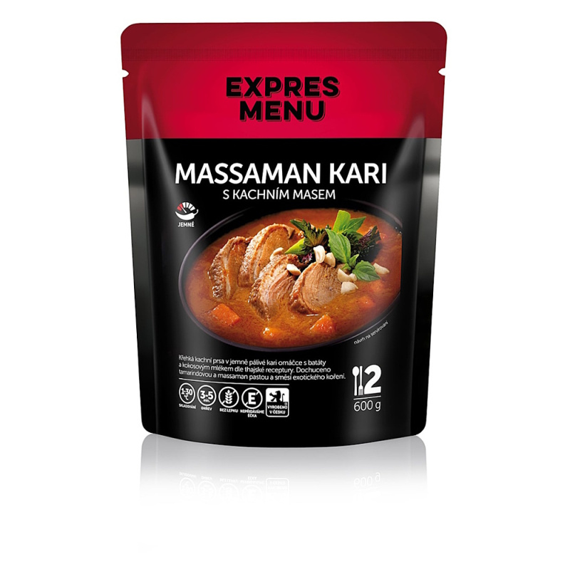 Expres menu Massaman kari s kachním masem 600 g