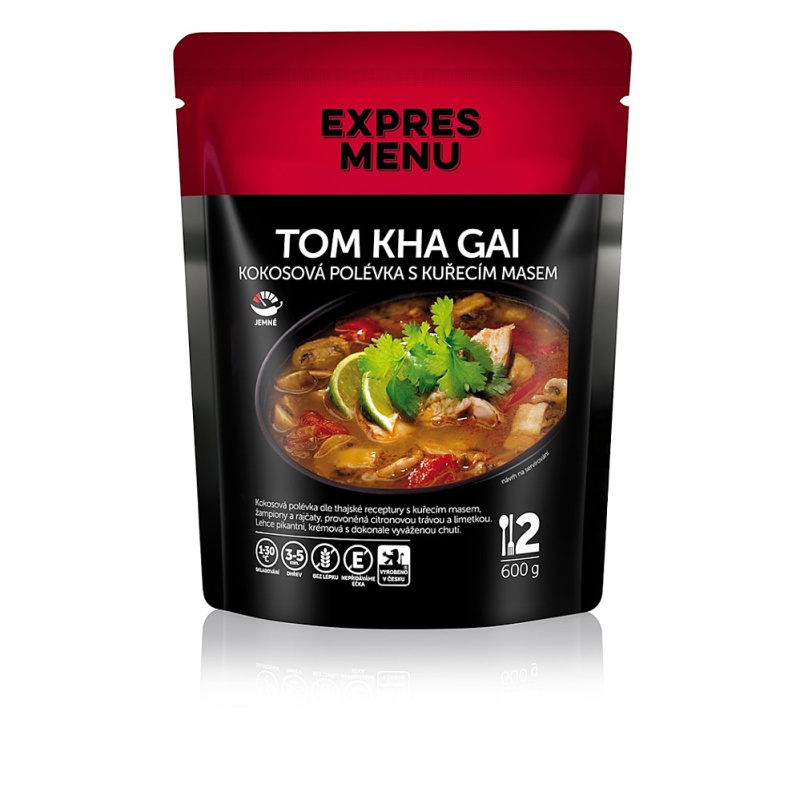 Expres menu Tom kha gai kokosová polévka s kuřecím masem 600 g