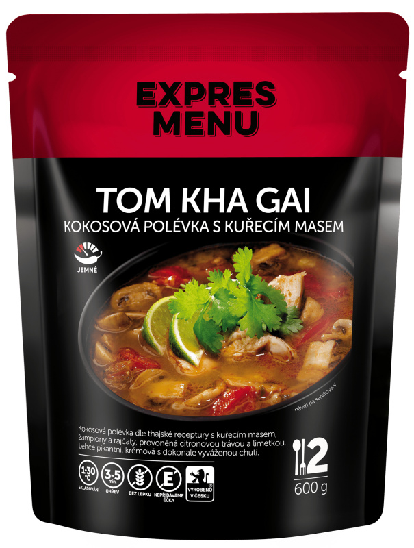 Expres menu Tom kha gai kokosová polévka s kuřecím masem 600 g