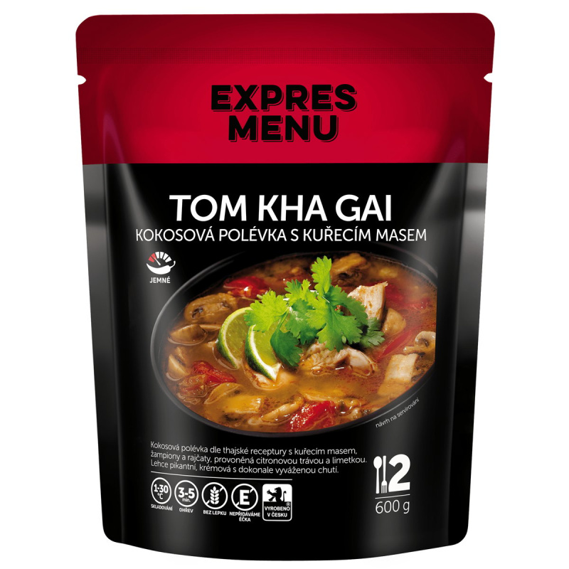 Expres menu Tom kha gai kokosová polévka s kuřecím masem 600 g