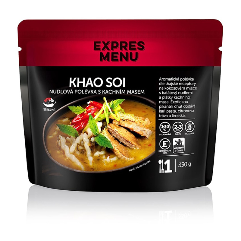 Expres menu Khao soi nudlová polévka s kachním masem 330 g