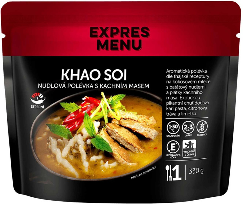 Expres menu Khao soi nudlová polévka s kachním masem 330 g