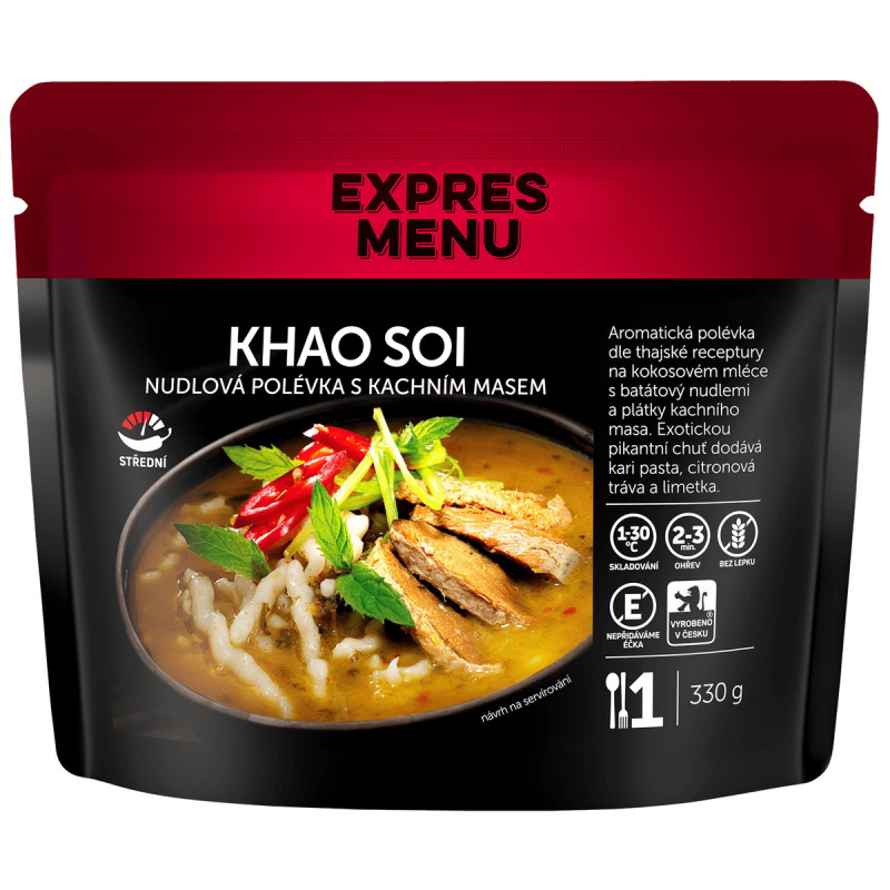 Expres menu Khao soi nudlová polévka s kachním masem 330 g