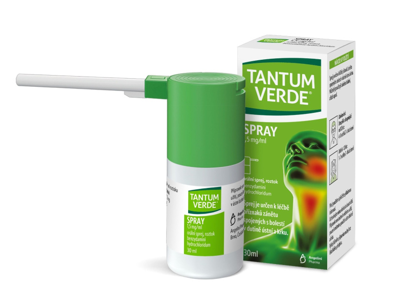 TANTUM VERDE SPRAY 1,5MG/ML Orální sprej, roztok 30ML