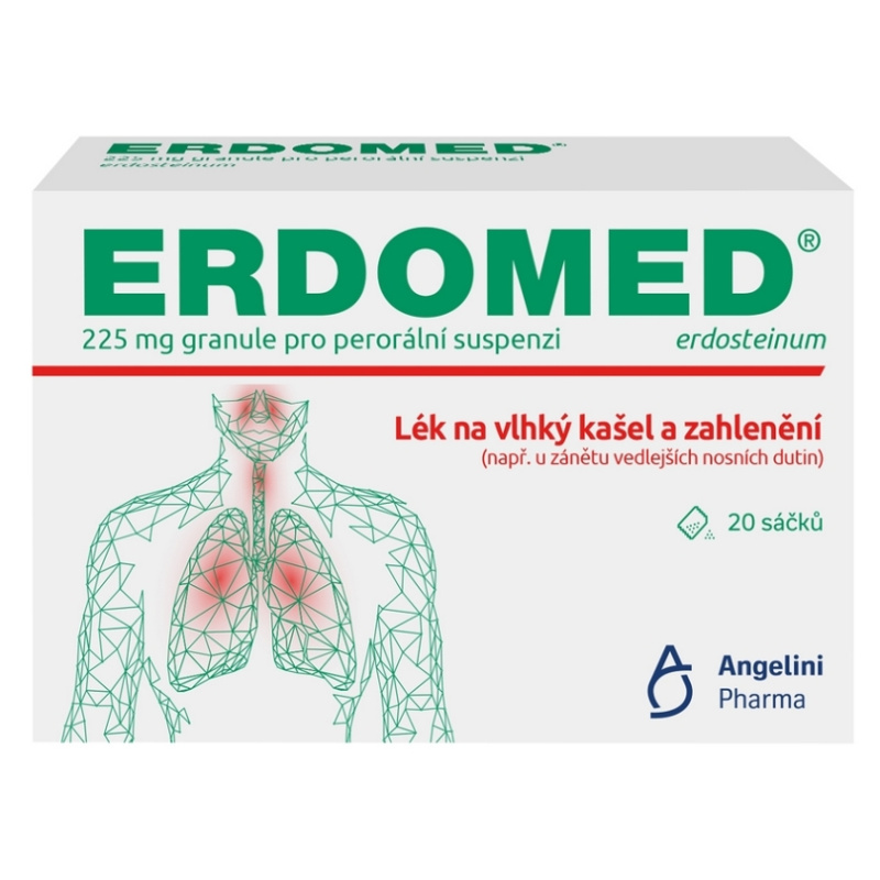 ERDOMED 225MG Granule pro perorální suspenzi 20