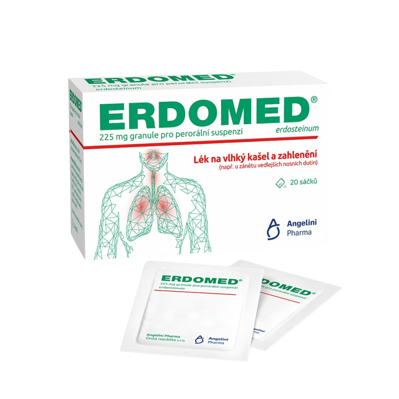 ERDOMED 225MG Granule pro perorální suspenzi 20