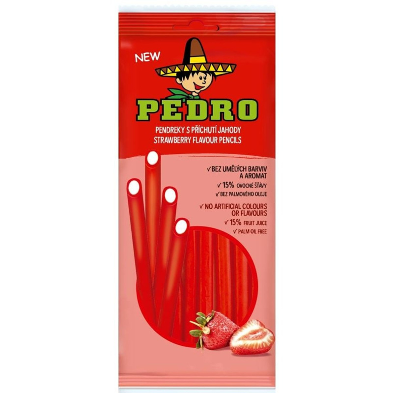 Pedro Pendreky s příchutí jahody