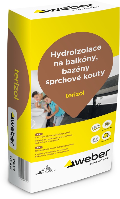 Hmota hydroizolační weber terizol 20 kg