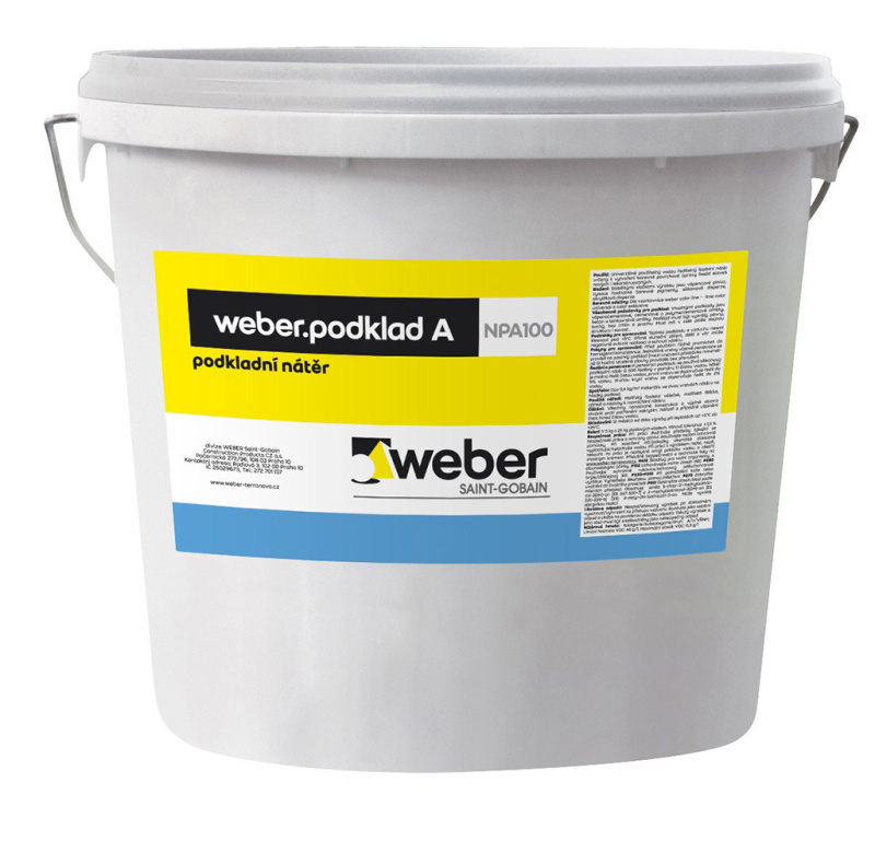 Penetrace akrylátová weberpodklad A 4 kg
