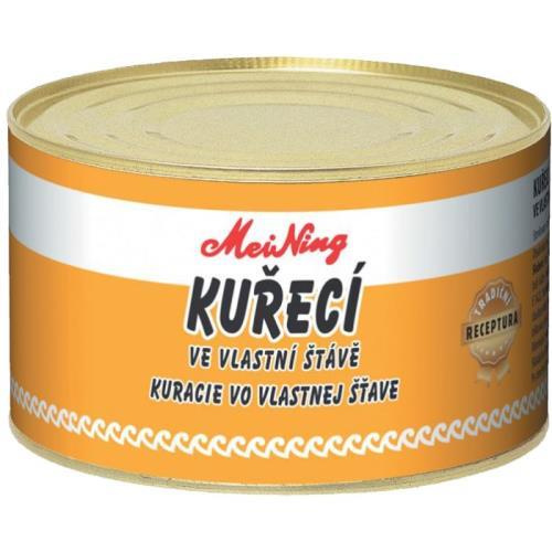 Mei Ning kuřecí maso ve vlastní šťávě 400g