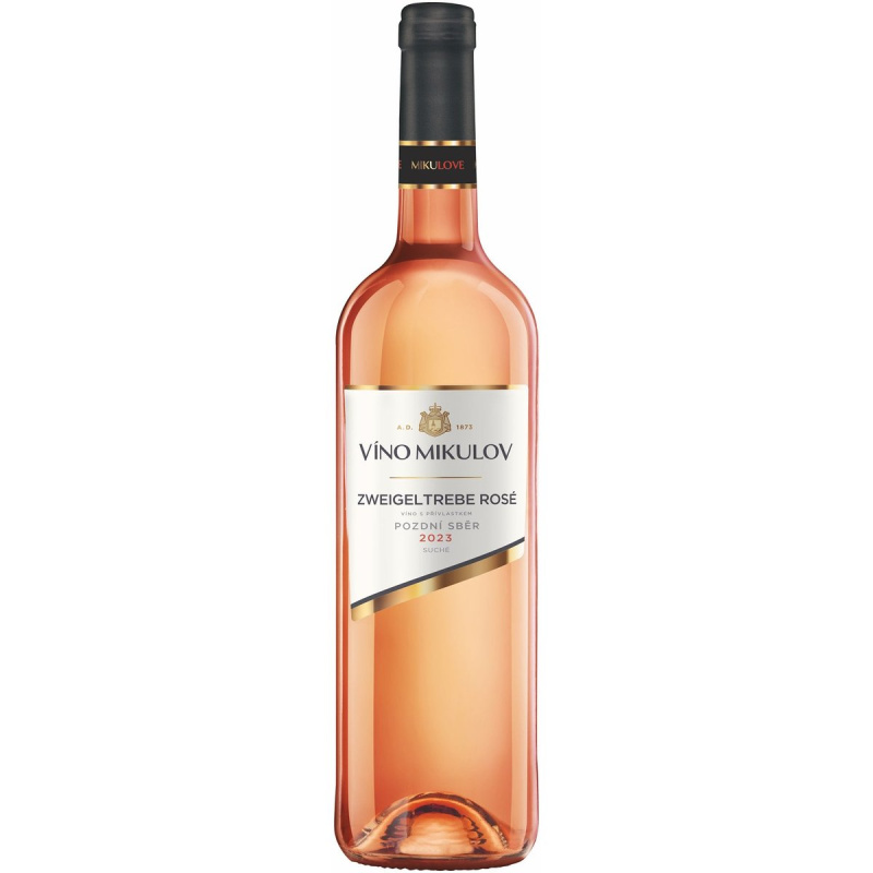 Víno Mikulov Zweigeltrebe rosé pozdní sběr