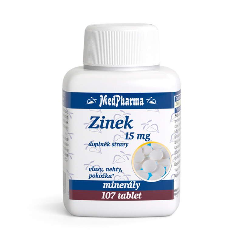 MedPharma Zinek 15 mg - 107 tablet