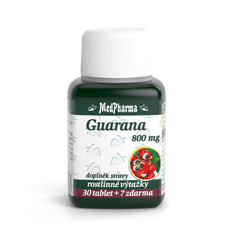 MedPharma Guarana 800 mg, 37 tablet