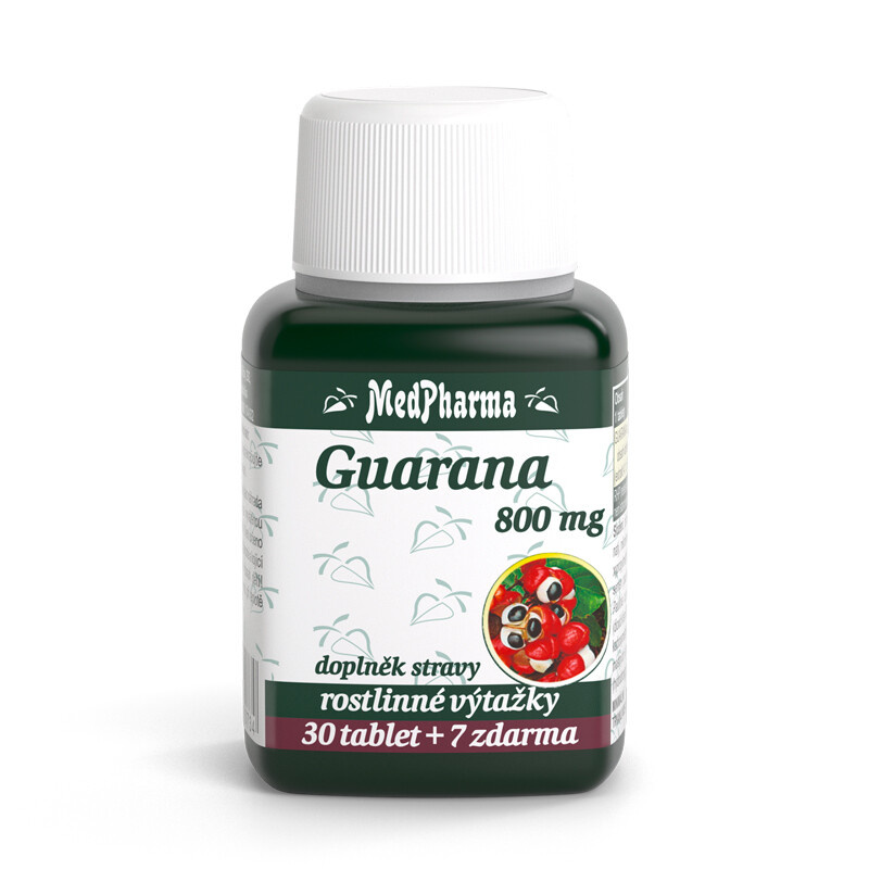 MedPharma Guarana 800 mg, 37 tablet