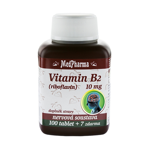 MedPharma Vitamin B2 (riboflavin) 10 mg 107 tablet
