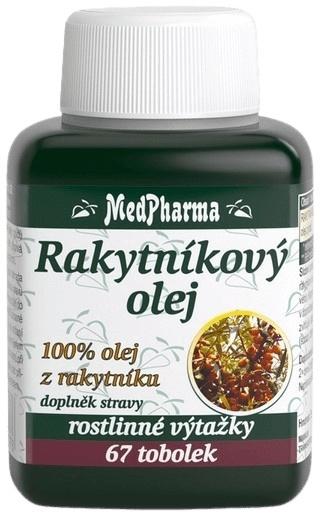 MedPharma Rakytníkový olej, 100% olej z rakytníku, 67 tobolek
