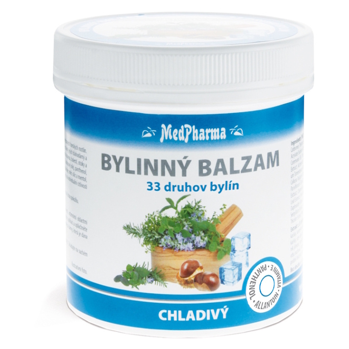 MedPharma Bylinný balzám chladivý, 33 druhů bylin, 250 ml