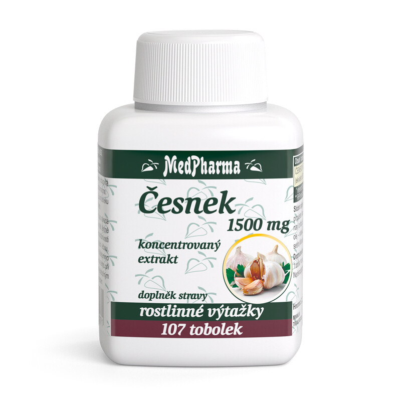 MedPharma Česnek 1500 mg 107 kapslí
