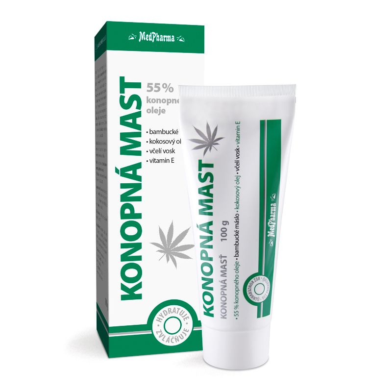 MedPharma Konopná mast, 55 % konopného oleje, 100 g