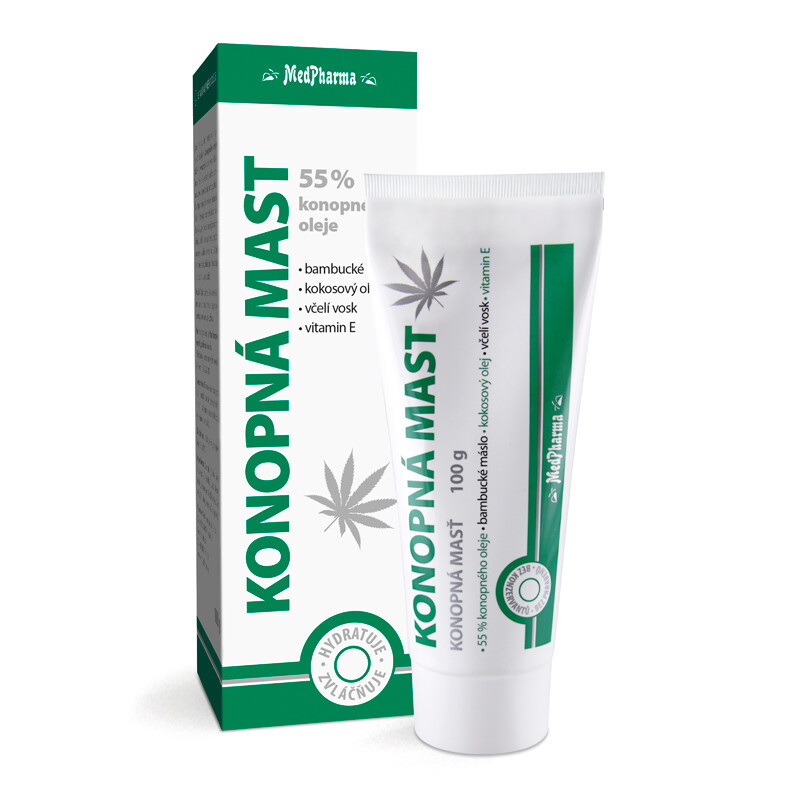 MedPharma Konopná mast, 55 % konopného oleje, 100 g