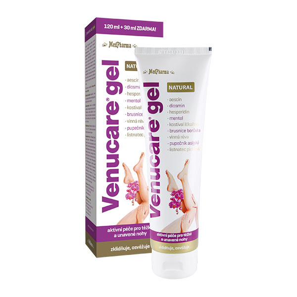 MedPharma Venucare gel natural gel na unavené nohy 150 ml