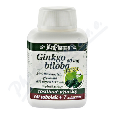 MedPharma Ginkgo biloba 60 mg Forte 67 tablet