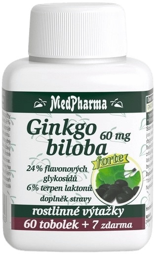 MedPharma Ginkgo biloba 60 mg Forte 67 tablet
