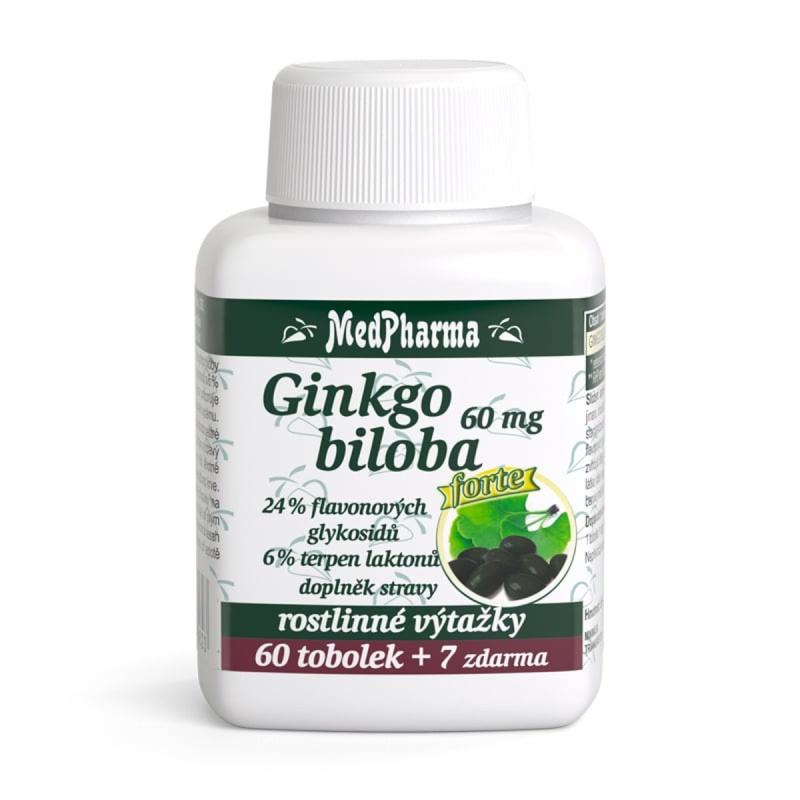 MedPharma Ginkgo biloba 60 mg Forte 67 tablet