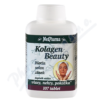MedPharma Kolagen Beauty - biotin, selen, zinek 107 tablet