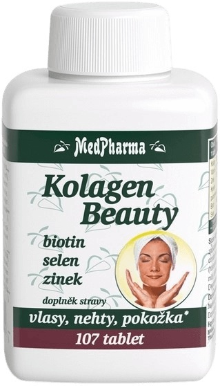 MedPharma Kolagen Beauty - biotin, selen, zinek 107 tablet
