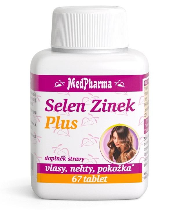 MedPharma Selen Zinek Plus, 67 tablet