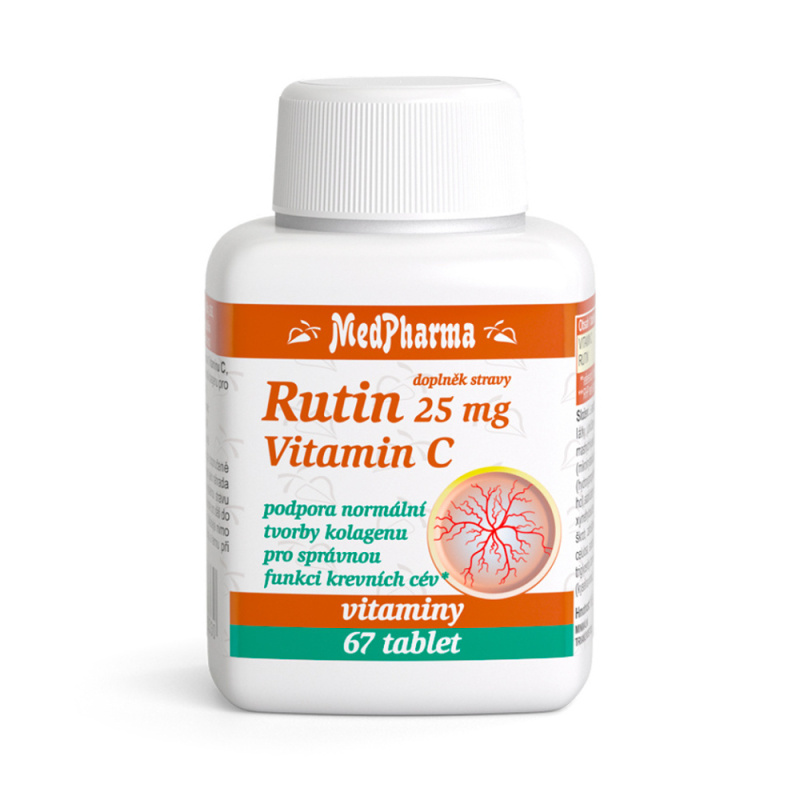 MedPharma Rutin 25 mg + Vitamin C 67 tablet