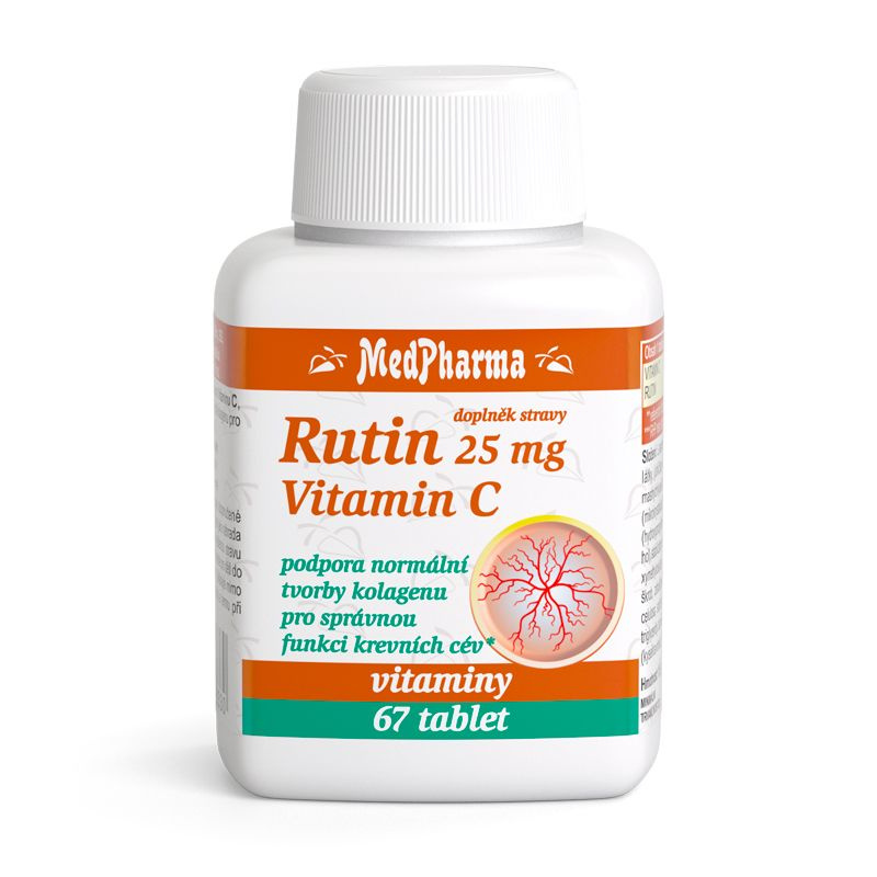 MedPharma Rutin 25 mg + Vitamin C 67 tablet
