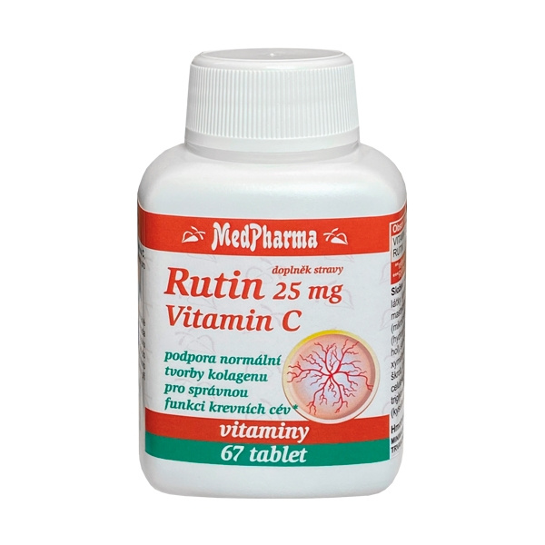 MedPharma Rutin 25 mg + Vitamin C 67 tablet