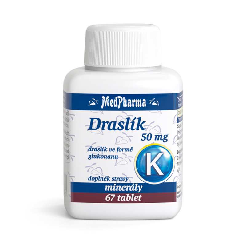 MedPharma Draslík 50 mg 67 tablet