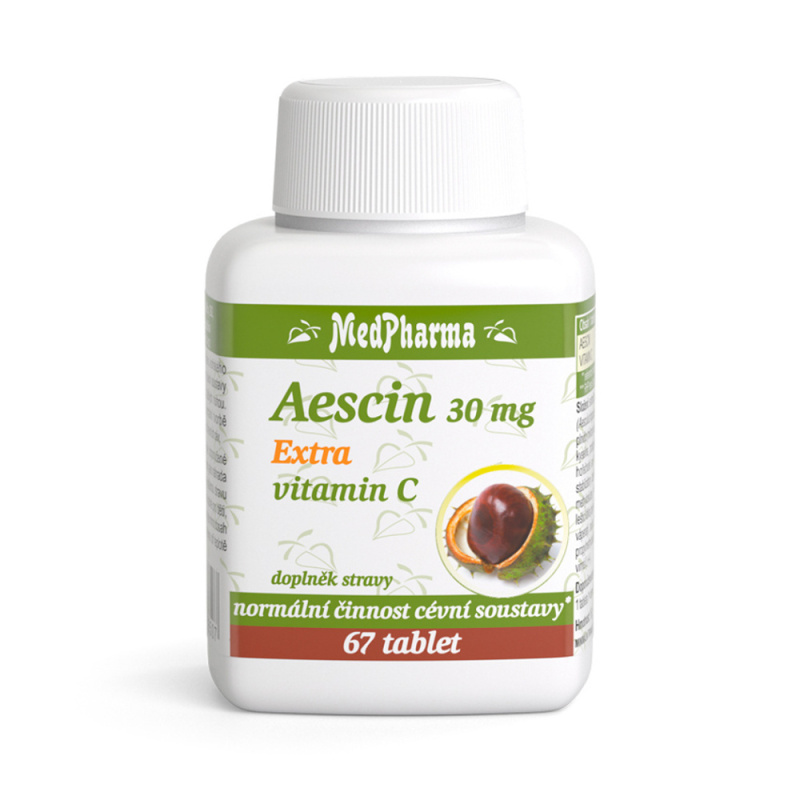 MedPharma Aescin 30 mg Extra vitamin C 67 tablet