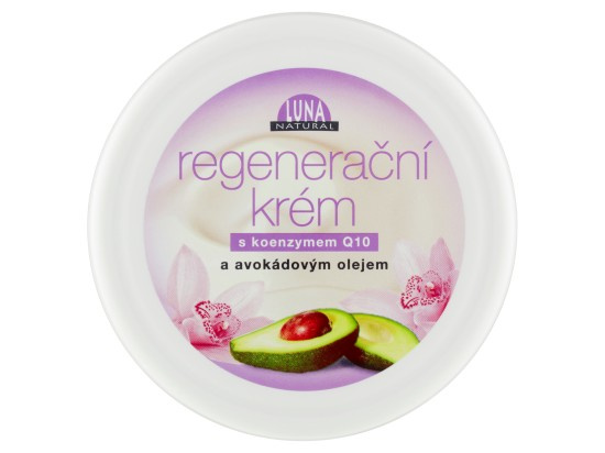 LUNA Natural pleťový krém 200ml Q10 s avokádovým olejem
