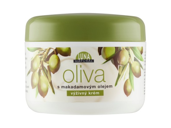 Luna Natural Oliva s makadamovým olejem výživný krém 300ml