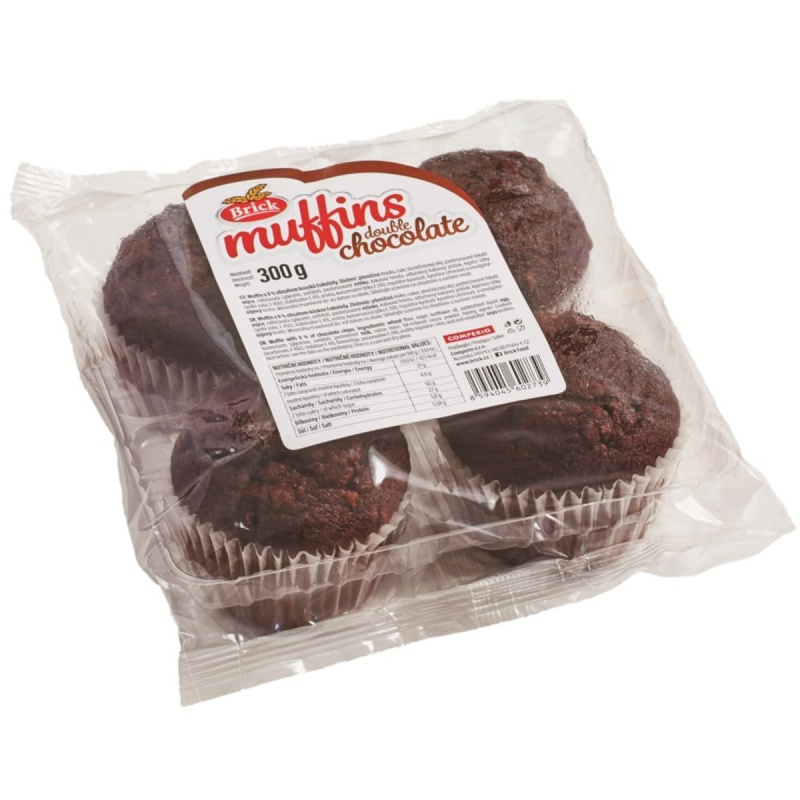 Brick Muffiny čokoládové s kousky čokolády