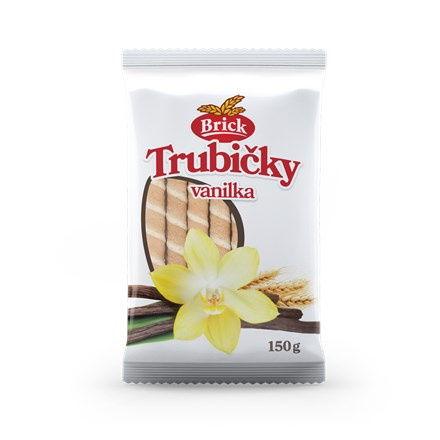 DELASHERAS Brick Trubičky vanilka 150 g